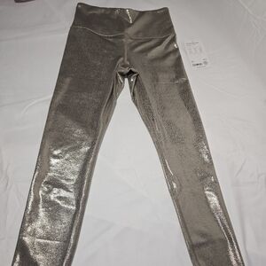 Athleta Elation Shine Tight Gold Leggings Brand New W Tags NWT XS
